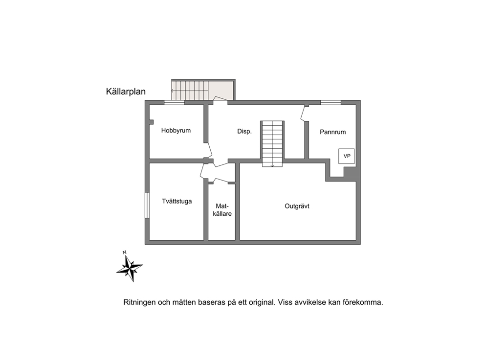 Baserad på äldre planritning