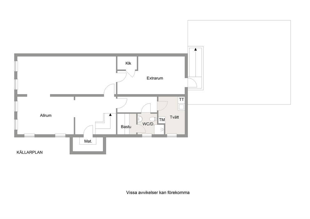 Planritning - källarplan