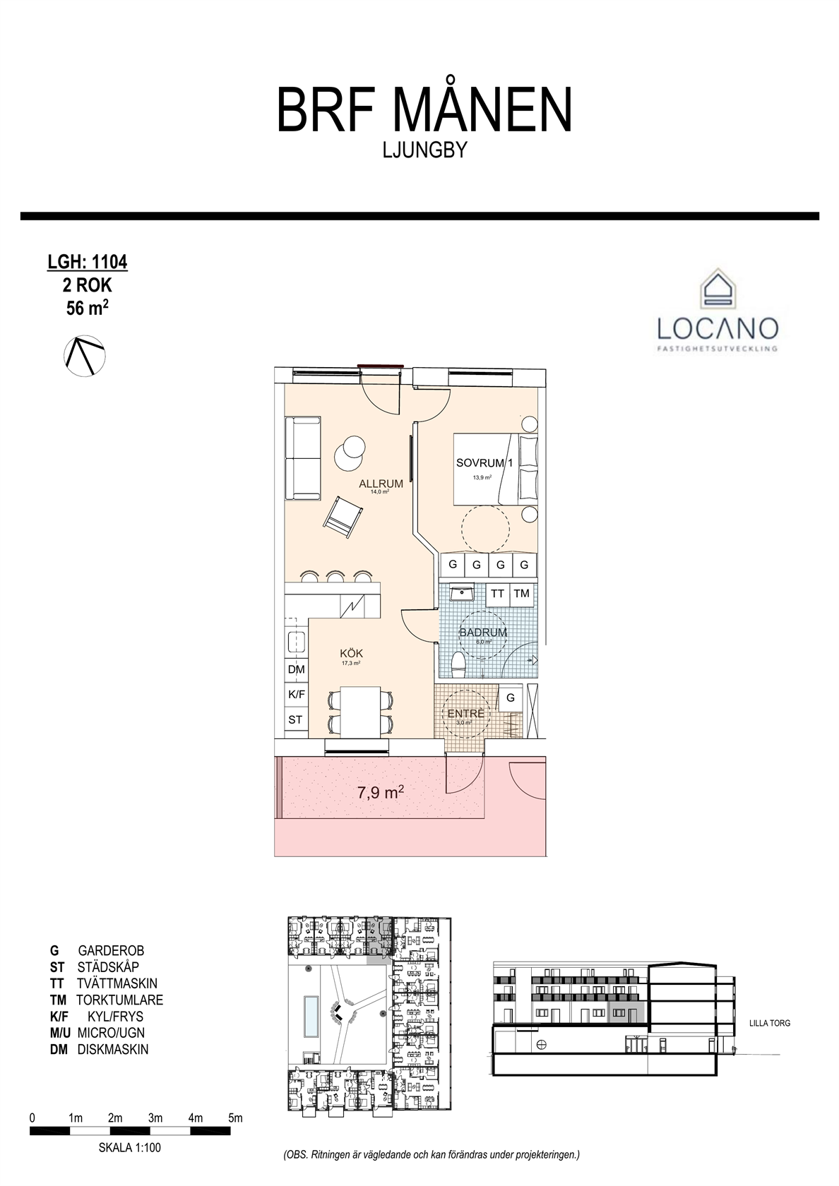 Södra Torggatan 11, Lgh 1104 – bild 2