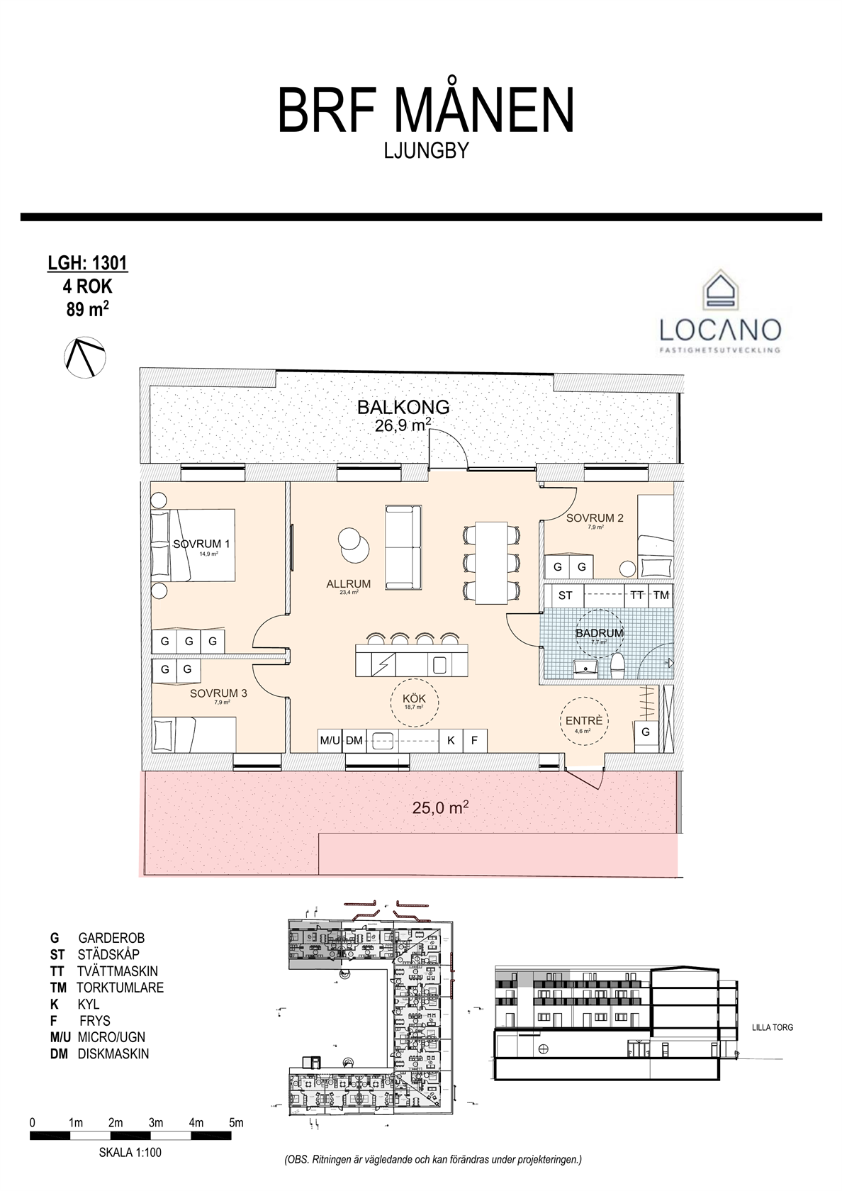 Södra Torggatan 11, Lgh 1301 – bild 2