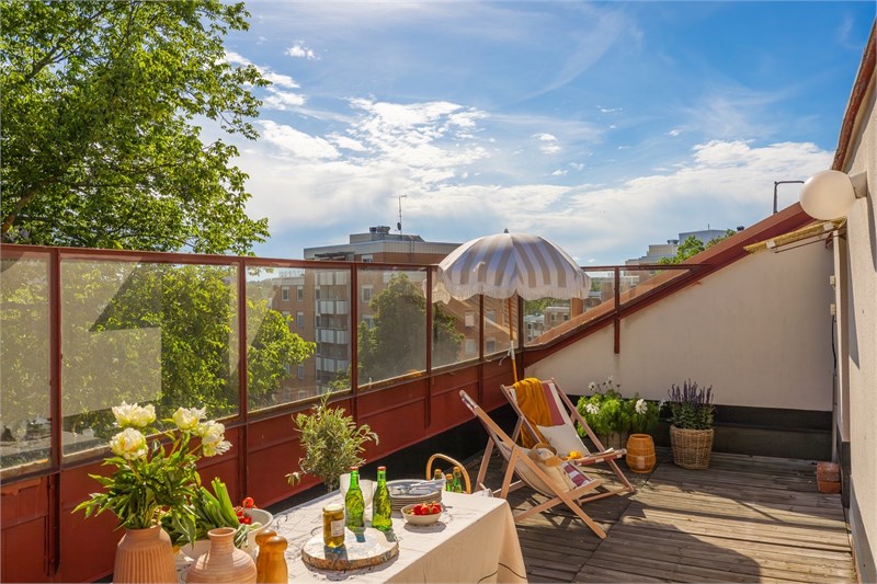 Bostadsrättsföreningens takterrass