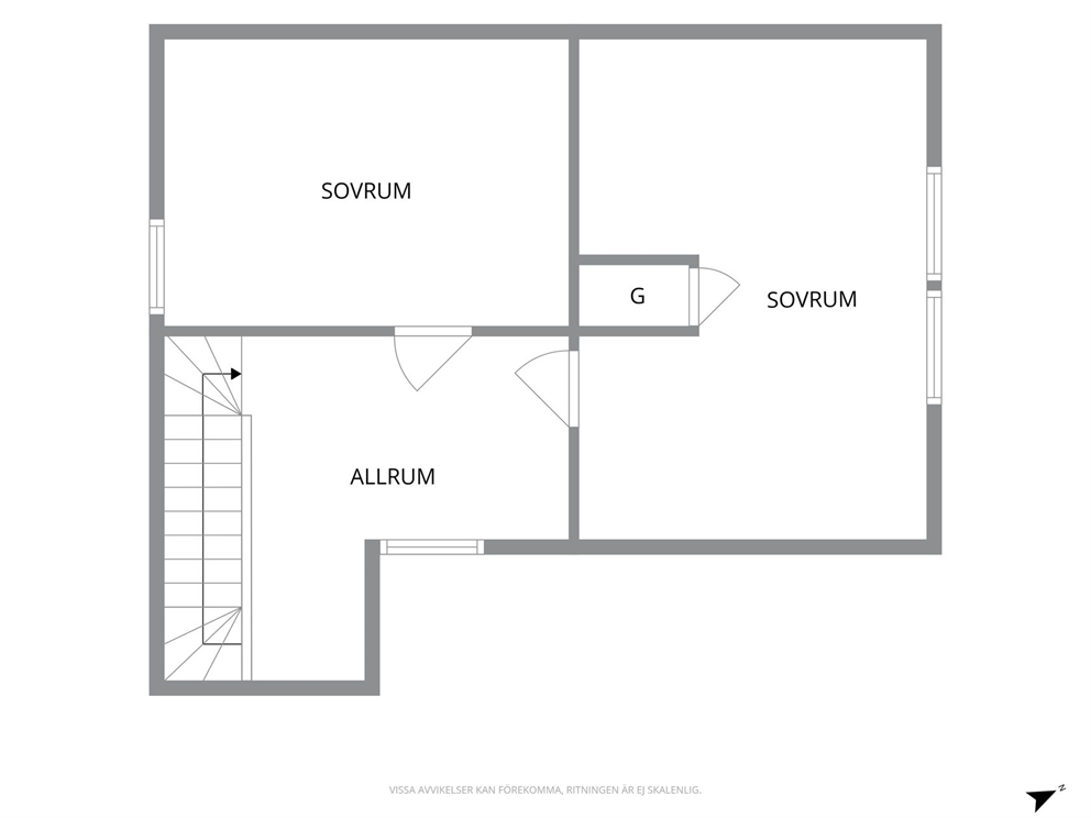 Planlösning - Ovanplan