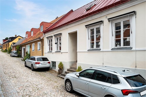 från framsidan