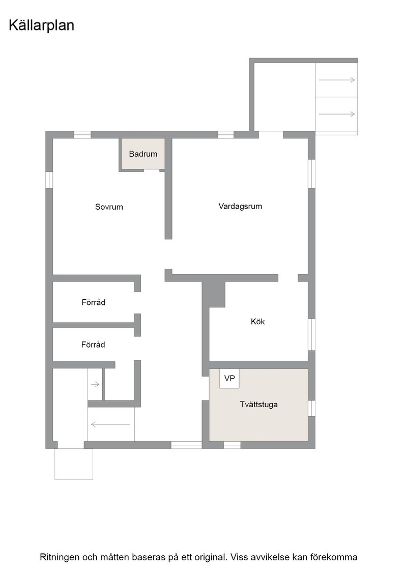 Källare-/soutterrängplan