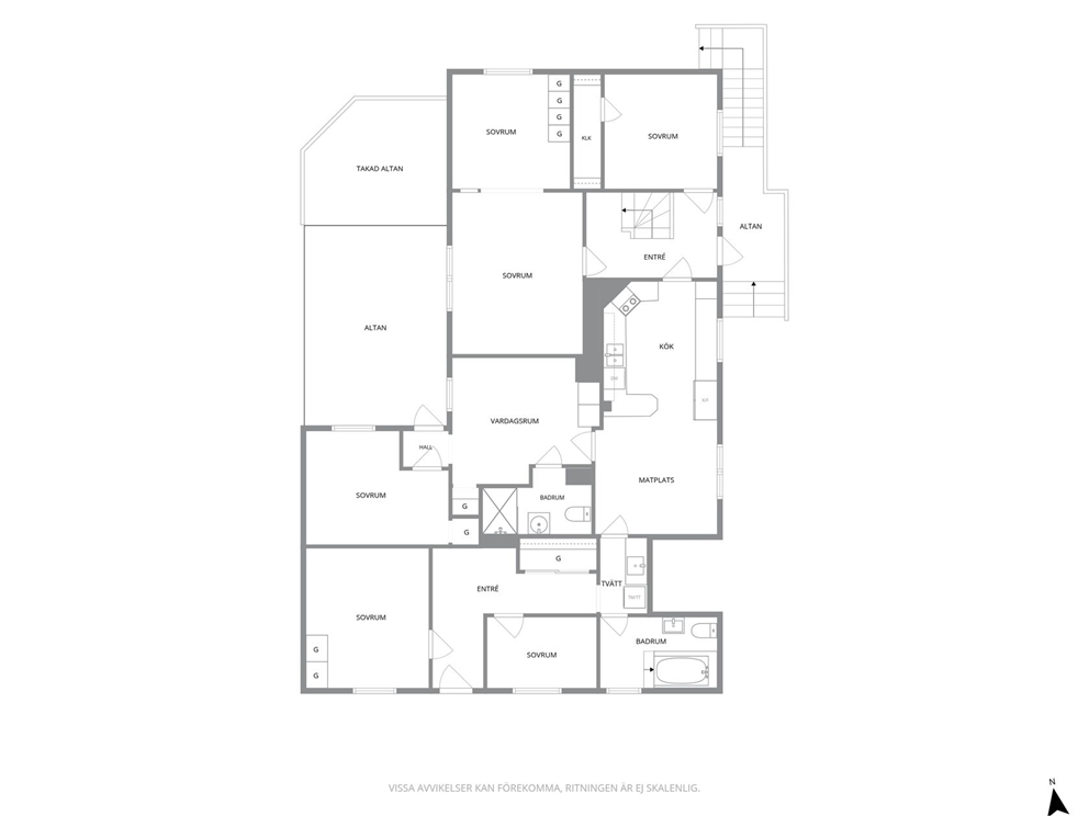 Planritning - Entréplan