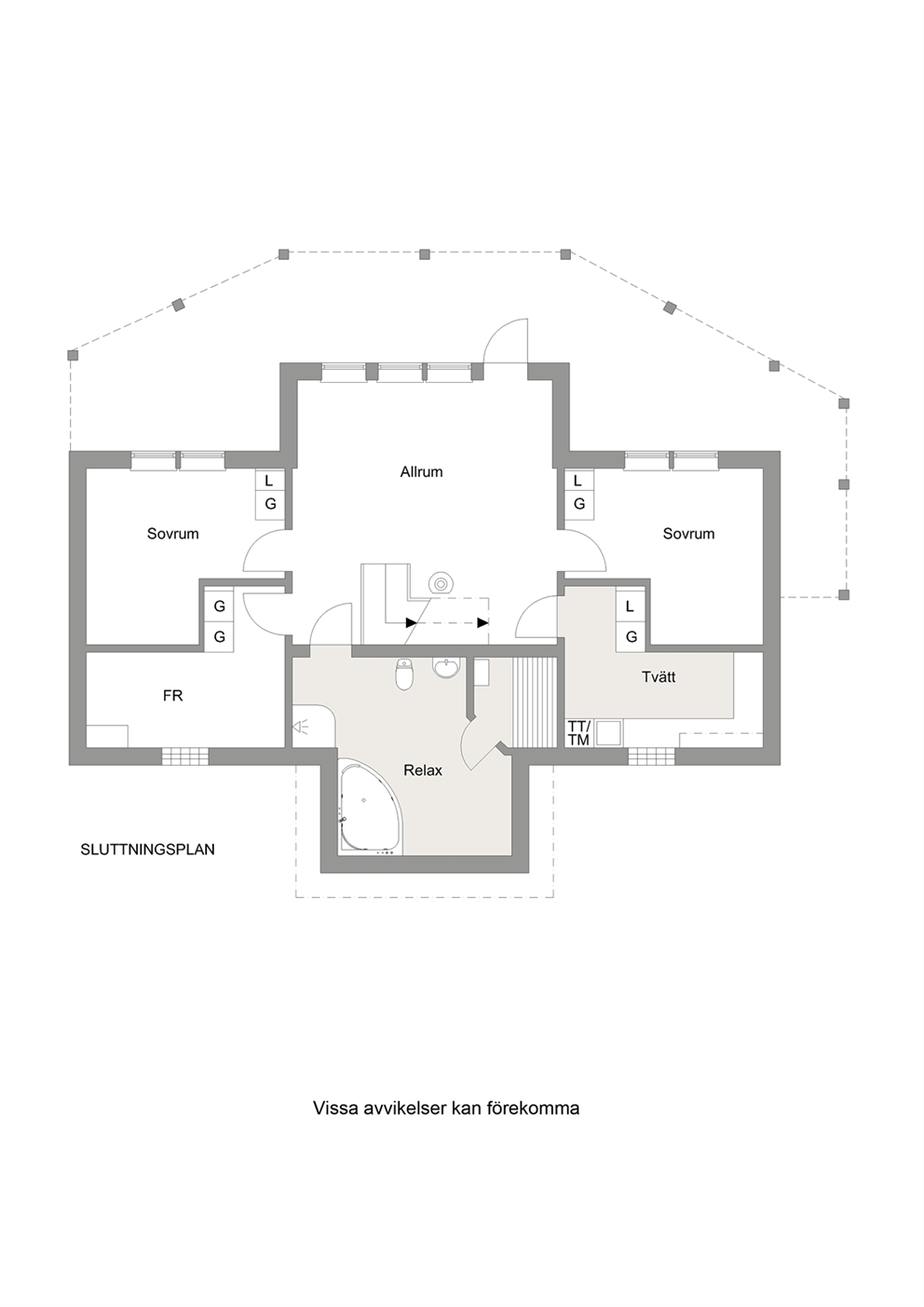 Planritning - nedre plan