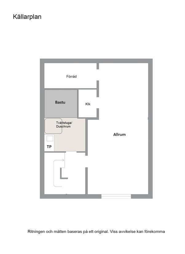 Planritning källarplan