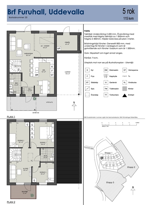 Hus A nr 20 (Svart) Etapp 1