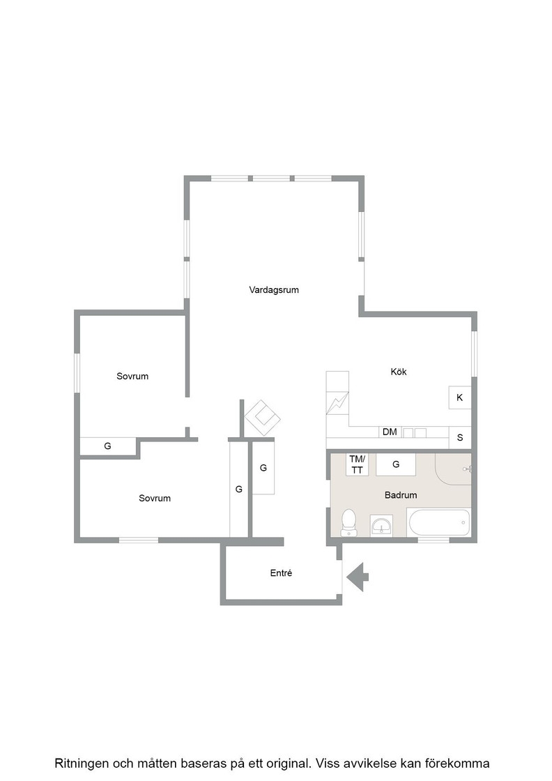 Mindre bostadsbyggnad