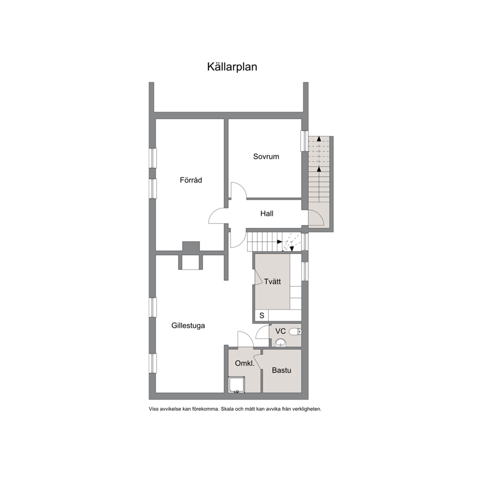 Planritning källarplan