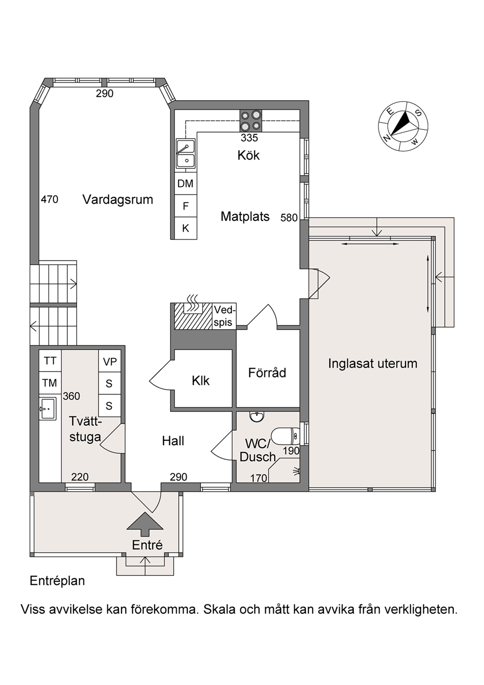 Planlösning Entréplan