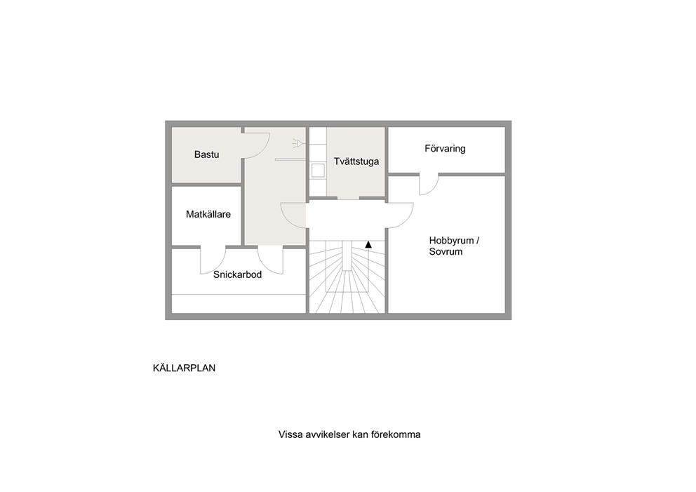 Planritning - källarplan