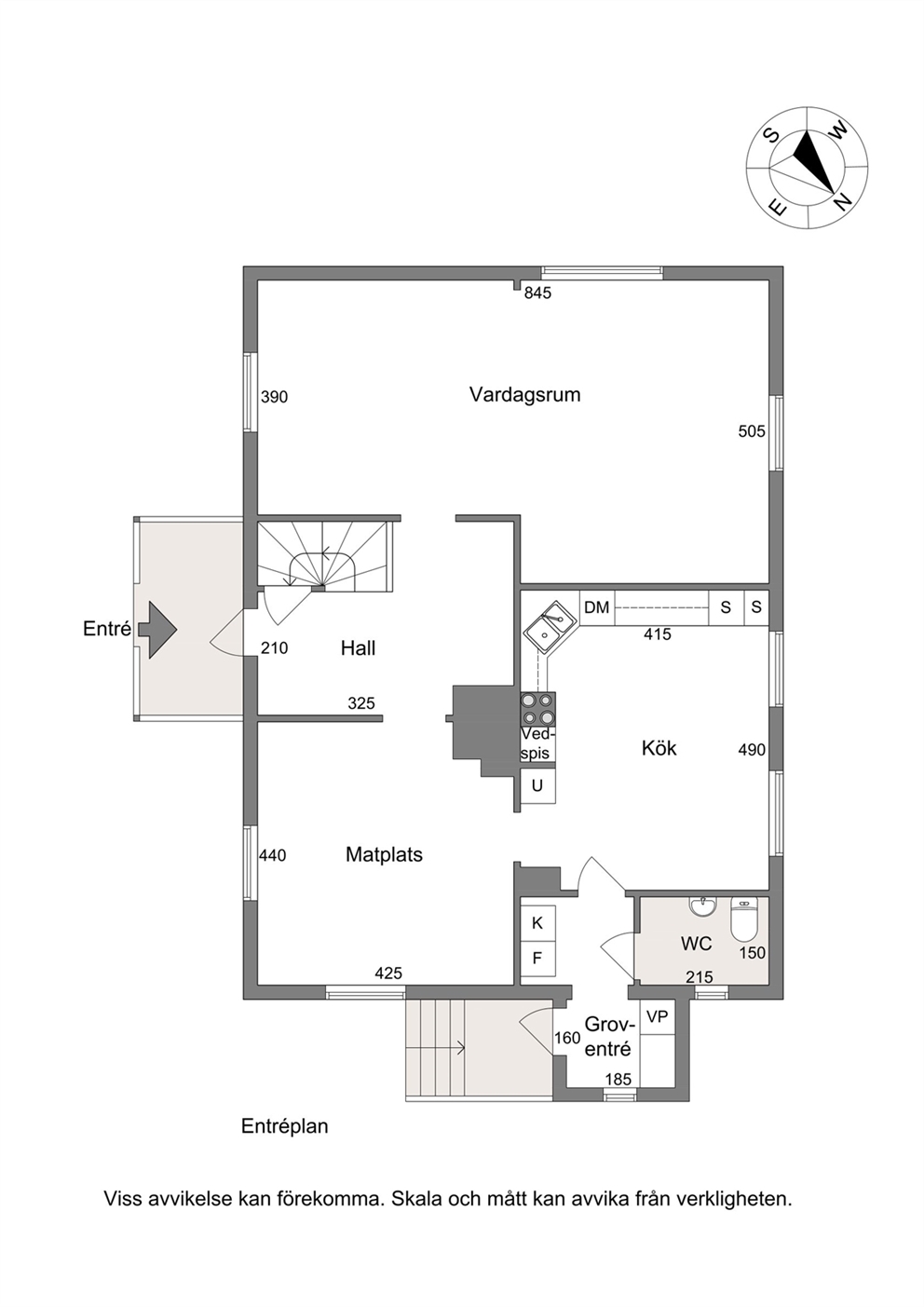 Planlösning Entréplan