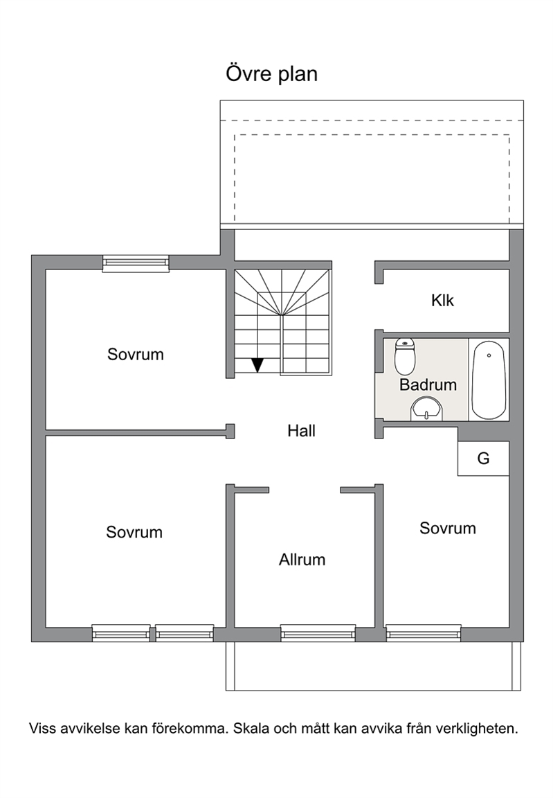 Övre plan, skiss