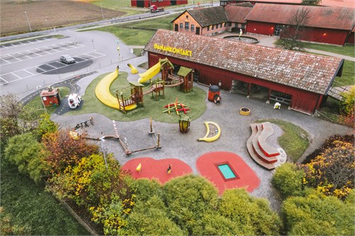 Lekplatsen vid Åbergs museum