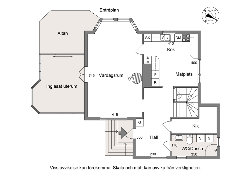 Planlösning Entréplan