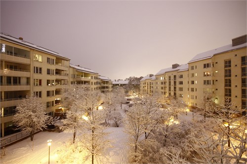 Innergård vintertid