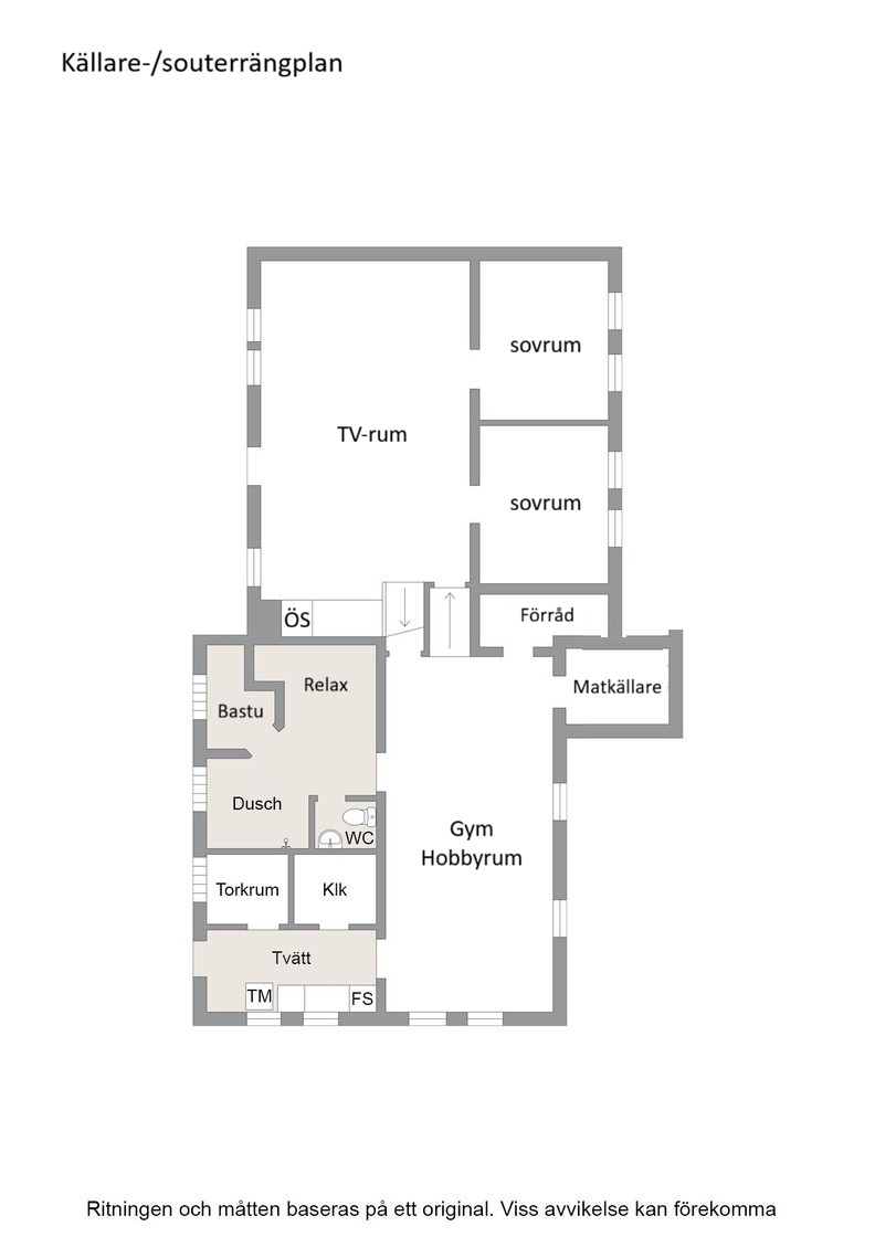 Souterrängplan-källare