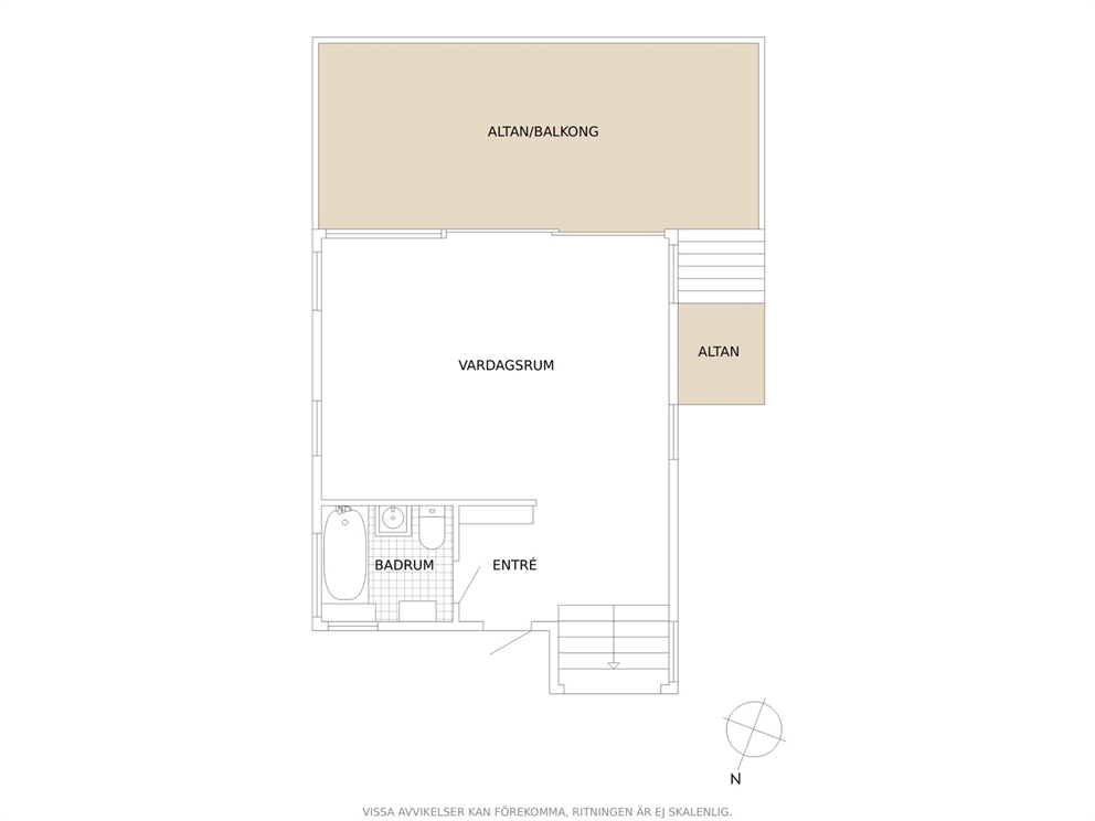 Entréplan - tillbyggnadsdel