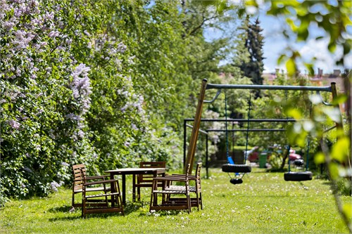 Vacker innergård