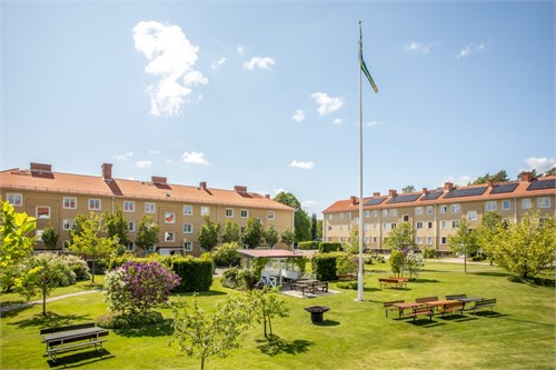 Föreningens trivsamma innergård.