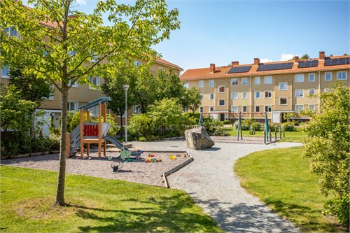 Föreningens trivsamma innergård.