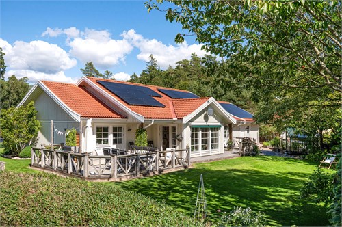Solceller bidrar till god boendeekonomi