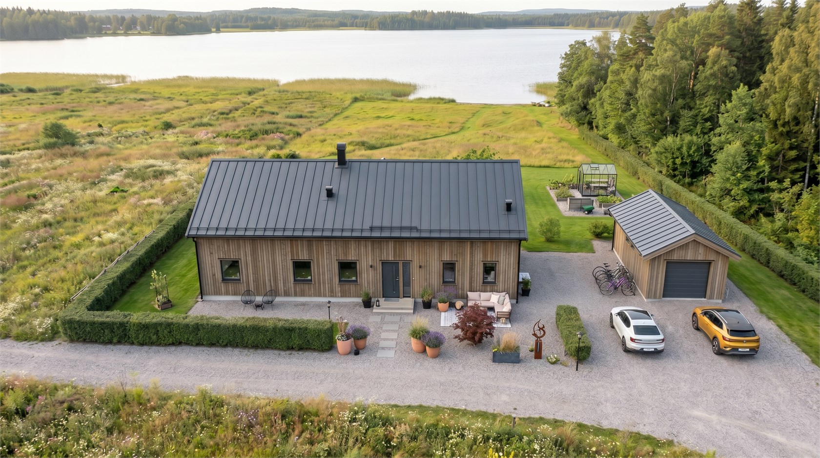 Rudu Herrängen 14 - unikt läge vid Vallsjön med sjöutsikt!