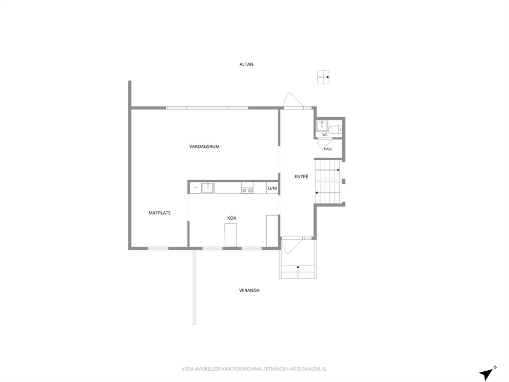 Planritning - Entréetage