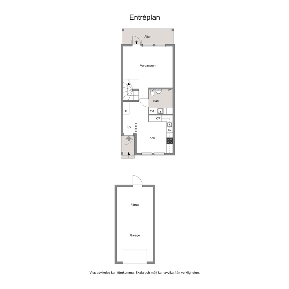 Entreplan + Garage