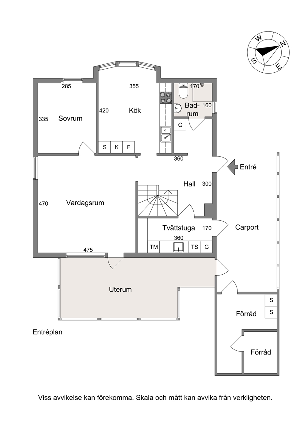 Planlösning Entréplan