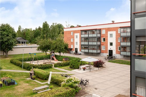 Översikt över innergården