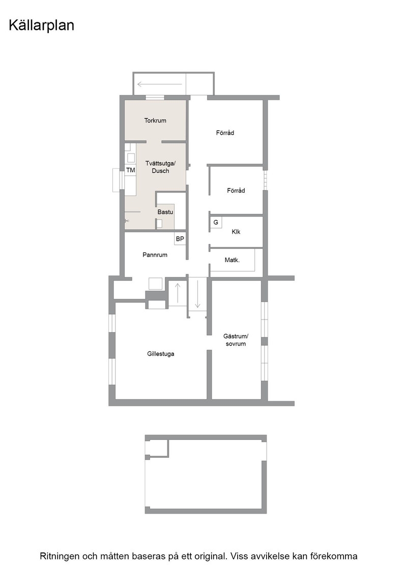 Planritning källarplan