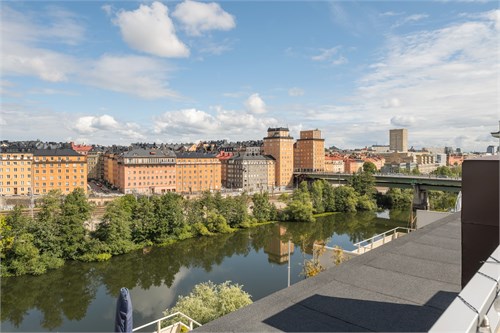 Utsikt från föreningens terrass