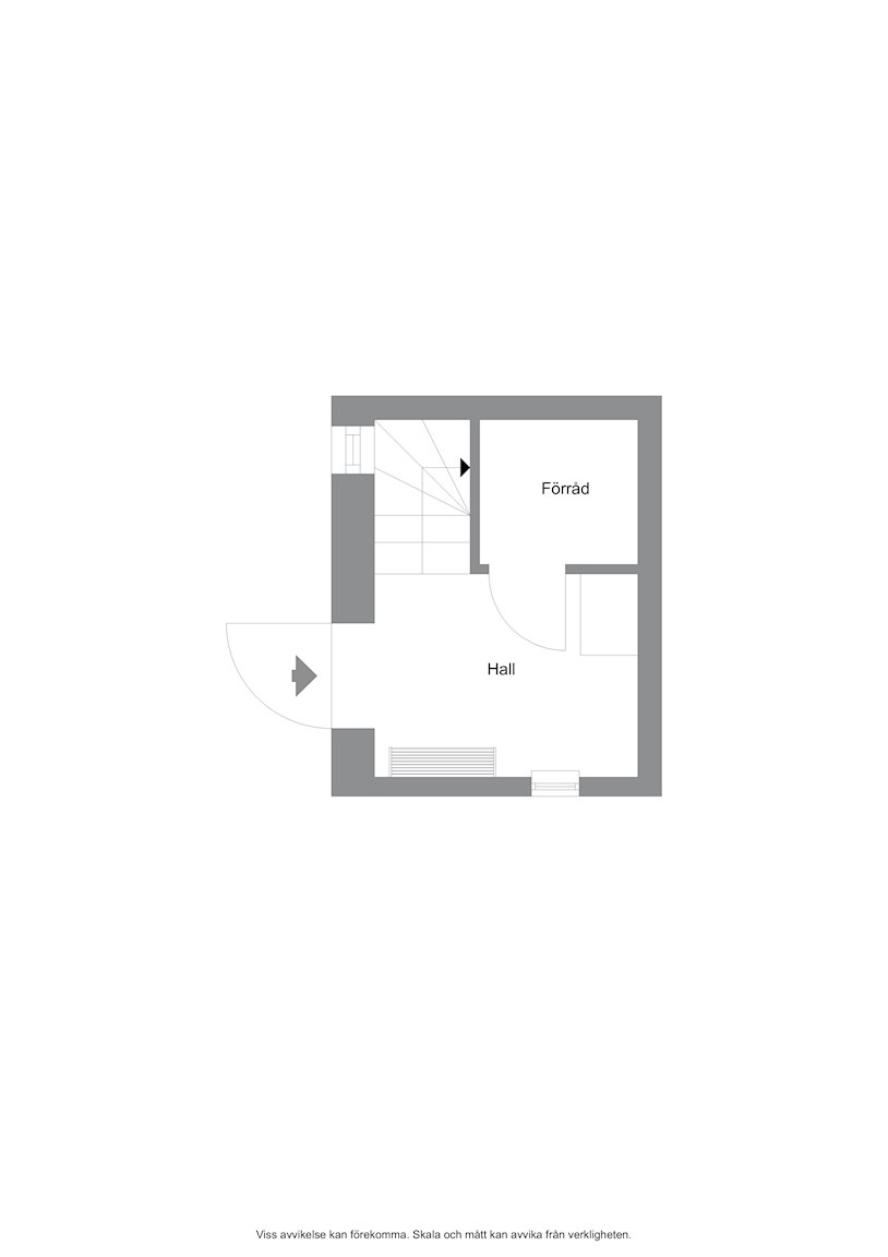 Hall på entréplan