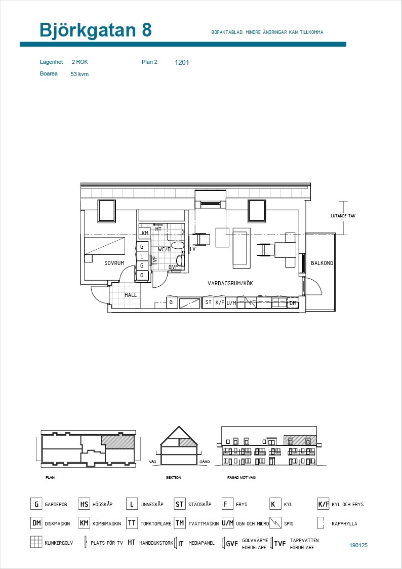 Planritning 2 rok - 1201