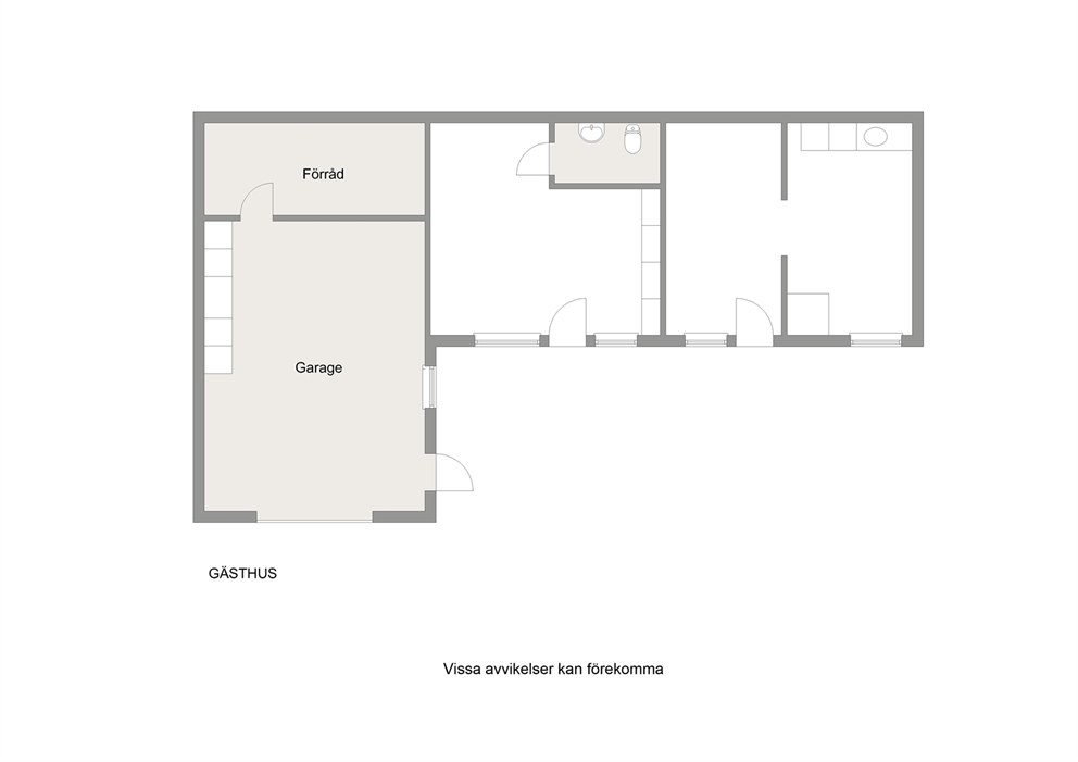 Garage och gästhus