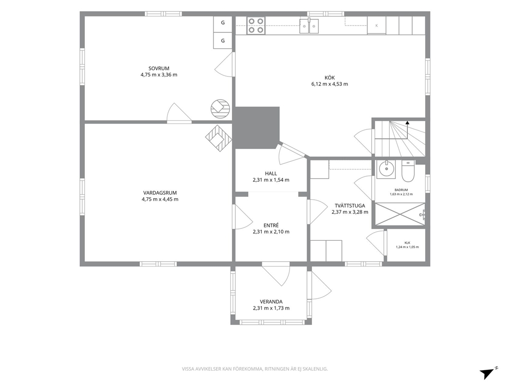 Planritning - Entréplan