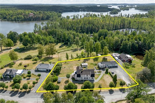 Väldigt ungefärliga tomtgränser