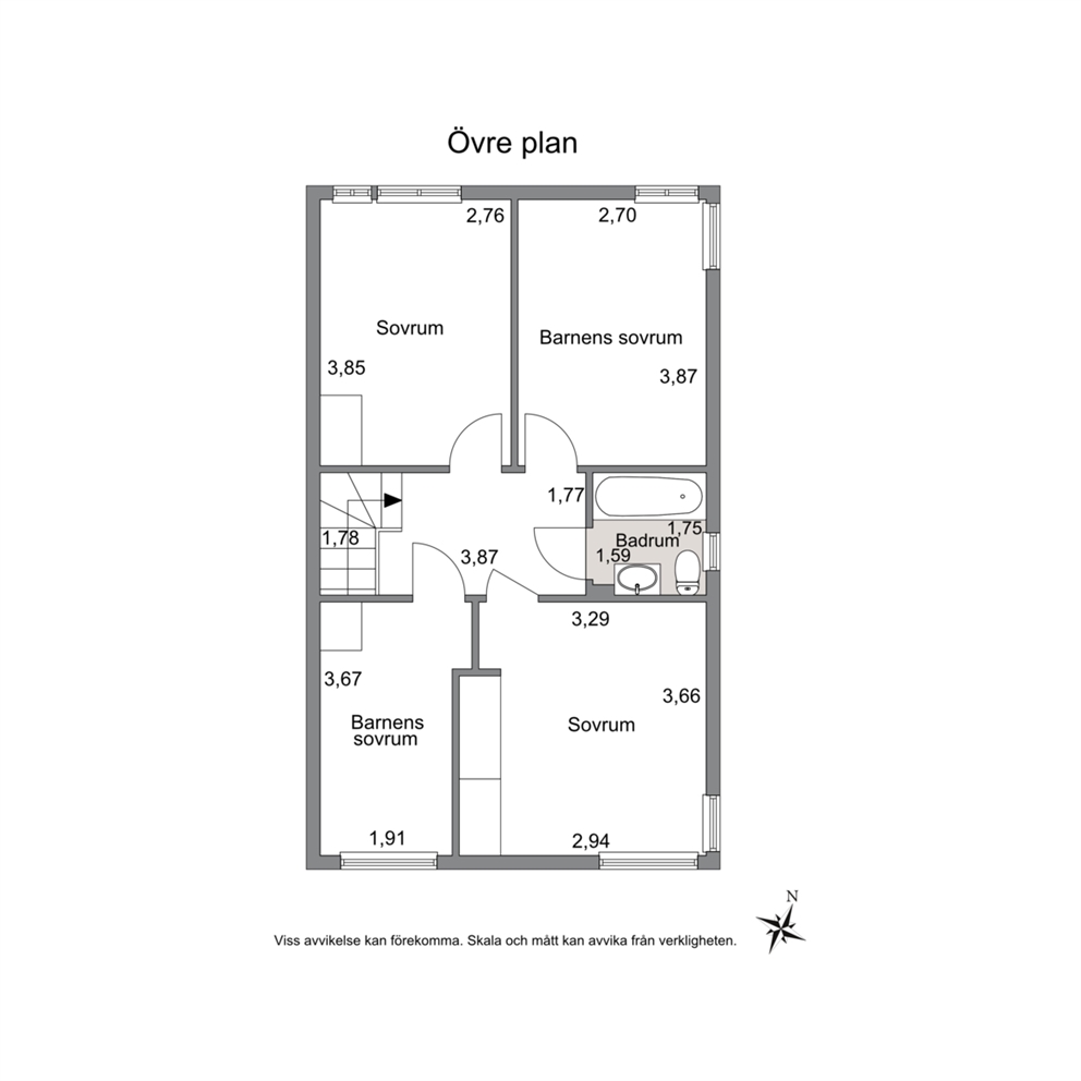 Övre plan 2D