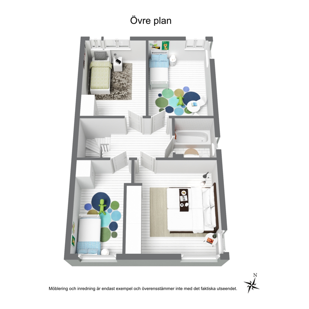 Övre plan 3D