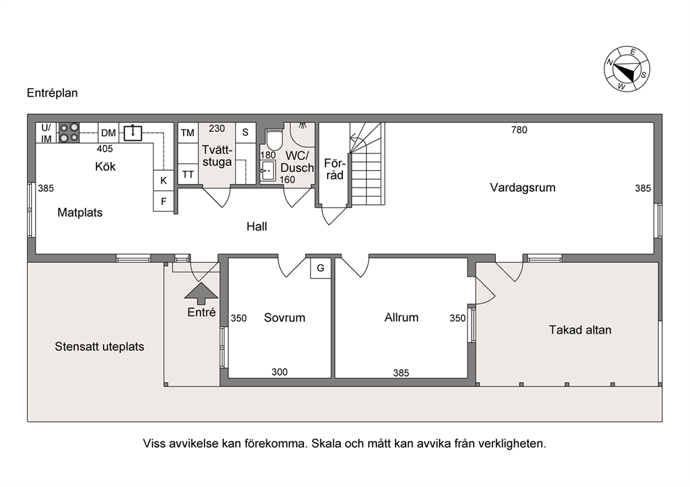 Planlösning Entréplan