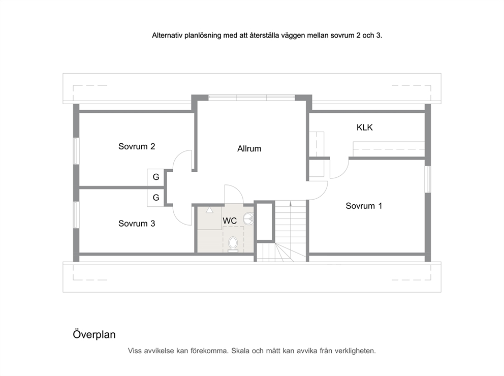 Alternativ planlösning 1