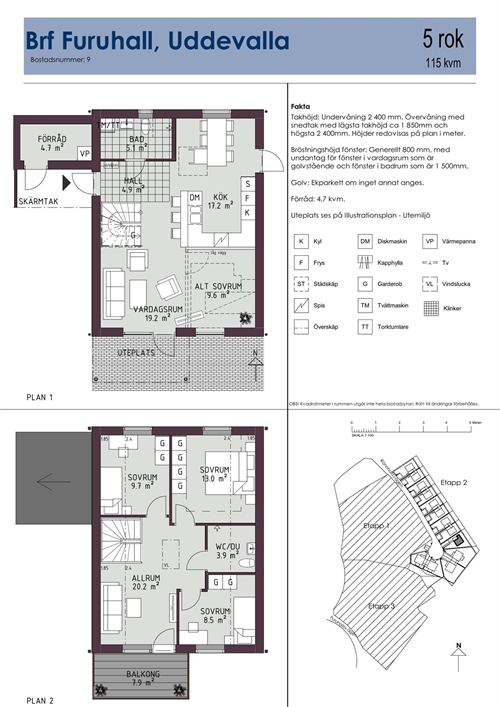 Hus A nr 9 (Grönt) Etapp 2 