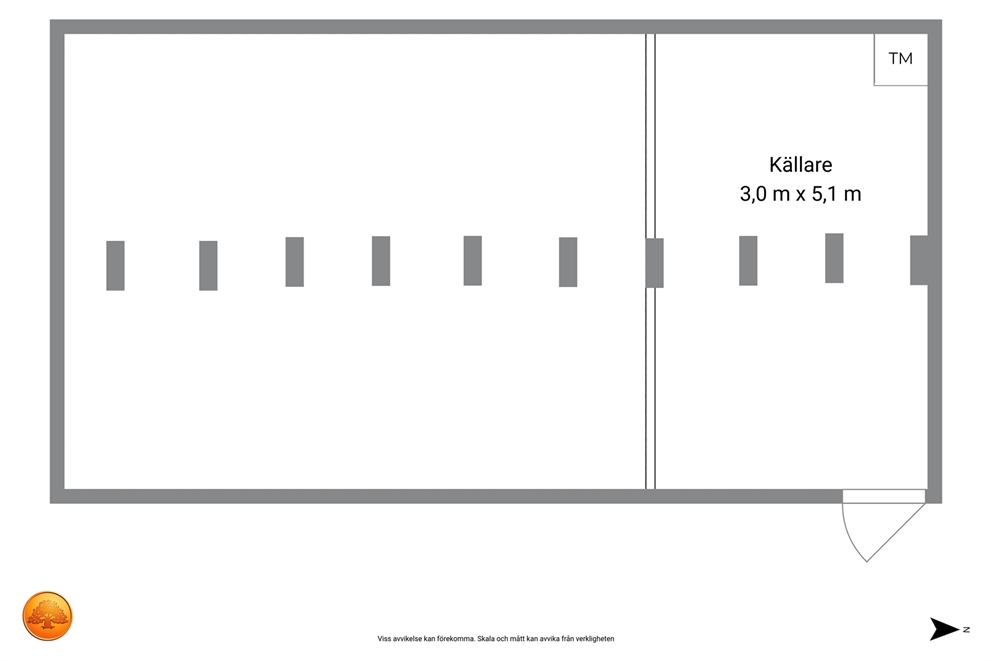 Planritning källare