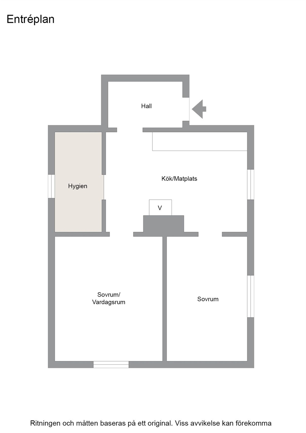 Planlösning entréplan
