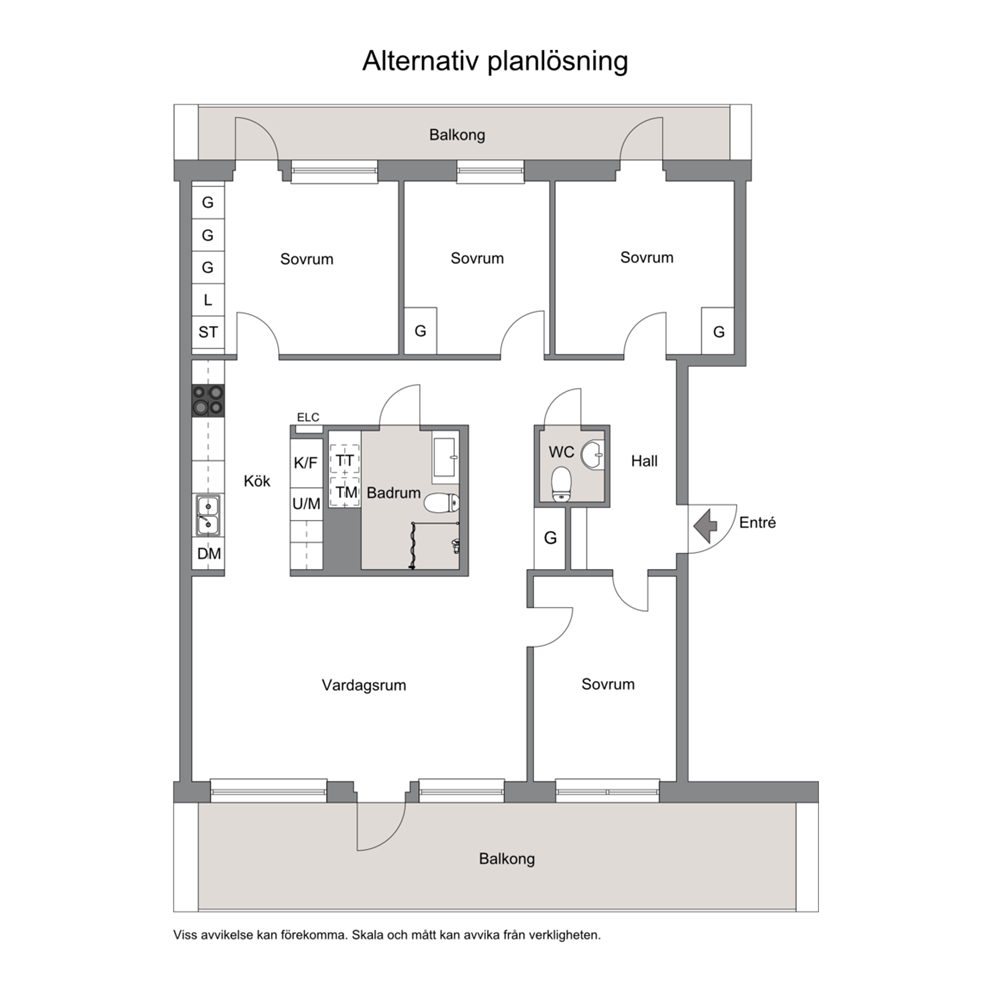 Alternativ Planlösning