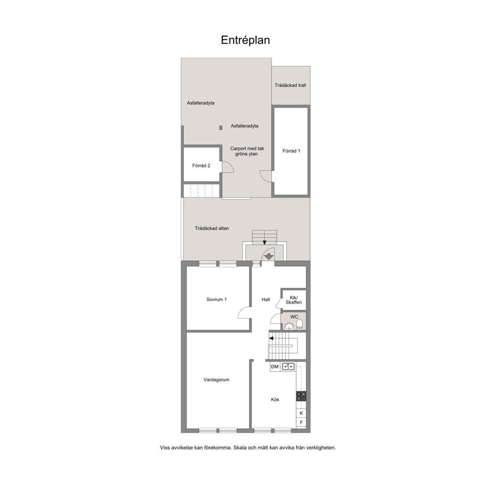 Planskiss Entreplan