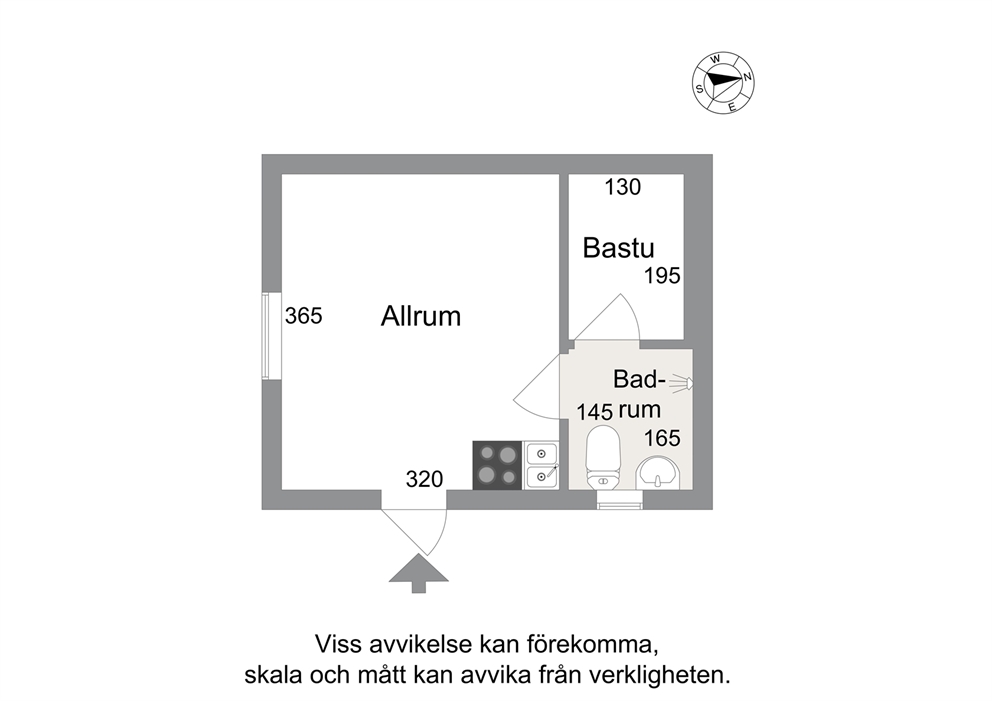 Planritning gästhuset