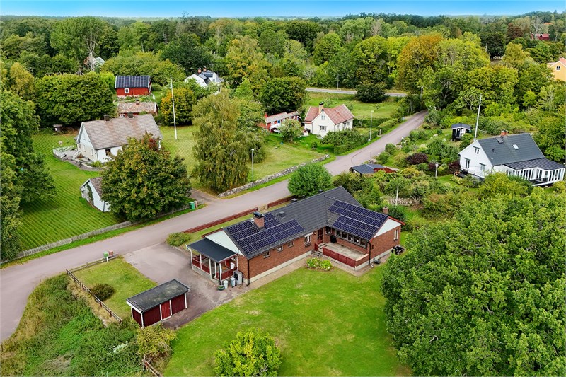 Drönarbild Åvallsvägen 5